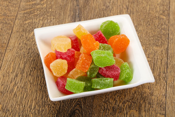 Sweet candied fruit