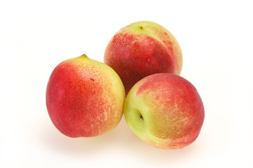 Sweet tasty fresh ripe apricots