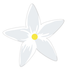 cute flower decorative isolated icon