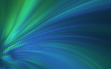 blue abstract fractal background 3d rendering illustration