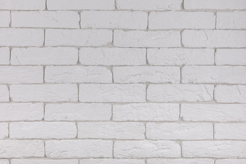 new fresh abstract white brick wall