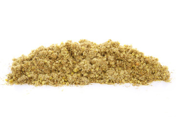 Sand blankets (Helichrysum arenarium (L.) Moench) - a plant species belonging to the Asteraceae family, a dried plant used in herbal medicine