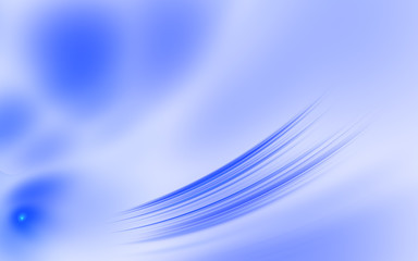 blue abstract fractal background 3d rendering illustration