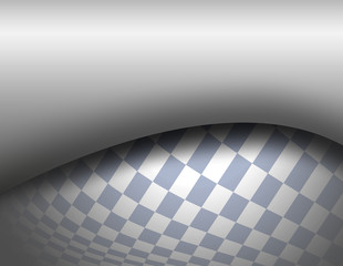 Background 3d with chequered pattern