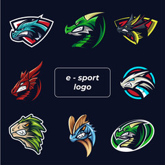 e-sport logo set