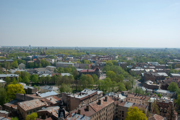 Fototapeta na wymiar Blick über die Stadt Riga in Lettland