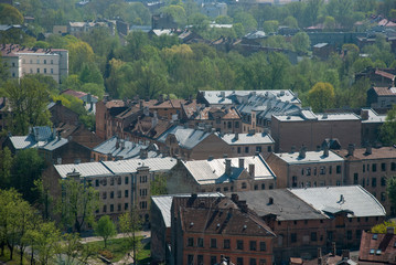 Fototapeta premium Blick über die Stadt Riga in Lettland