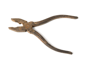 Obraz premium Old metall rusty pliers