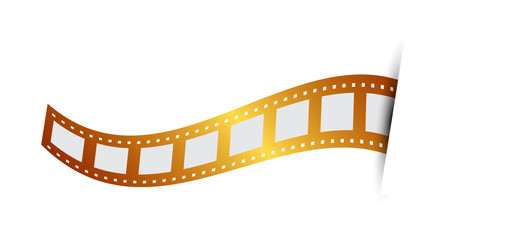 Vector illustration of Gold film