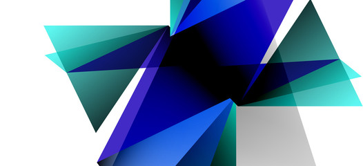 Triangle geometric background in trendy style on light background. Retro vector illustration. Colorful bright. Trendy modern style. Vector business illustration.