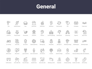 general outline icons