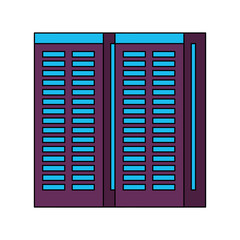 server towers network hardware cartoon
