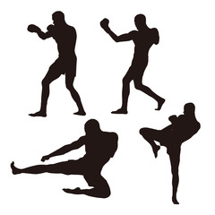Martial Arts Silhouettes