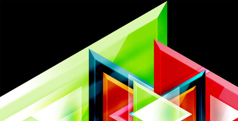 Triangle abstract background