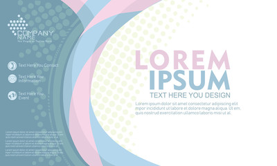 abstract vector background for brochure, website, flyer template design 
