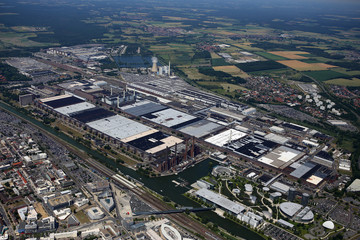 Luftaufnahme werk Wolfsburg