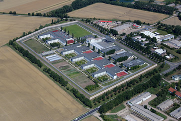 Luftaufnahme Justizvollzugsanstalt Tonna