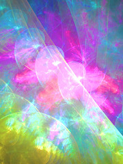 purple abstract fractal background 3d rendering illustration