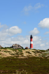 Fototapeta na wymiar Leuchtturm Hörnum