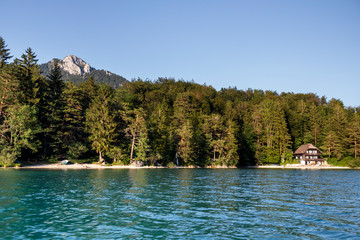 Fuschlsee in the Salzkammergut, Austria, 2019