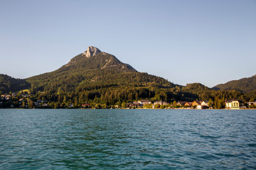 Fuschlsee in the Salzkammergut, Austria, 2019
