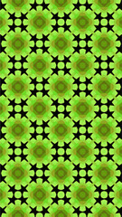 Ornate geometric pattern and abstract colored background