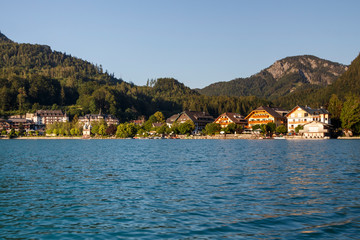 Fuschlsee in the Salzkammergut, Austria, 2019