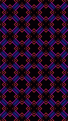 Ornate geometric pattern and abstract colored background