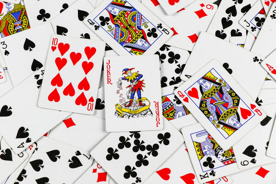 poker cards full screen background