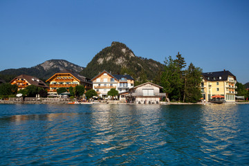 Fototapeta premium Fuschlsee w Salzkammergut, Austria, 2019