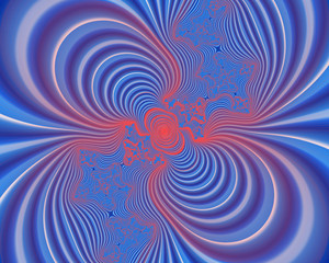Pink purple blue spiral, abstract background