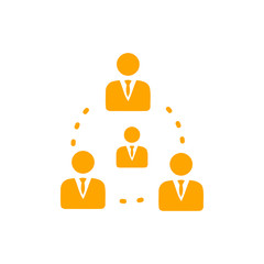 Business decision, business plan, decision making, management, plan, planning, strategy orange color icon