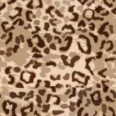 Seamless leopard skin pattern design