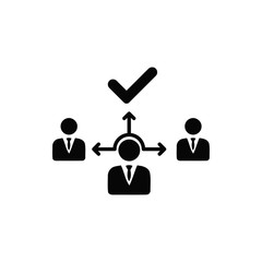 Business decision, business plan, decision making, management, plan, planning, strategy black icon