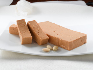 turrones de almendra, Navidad.  almond nougat, Christmas