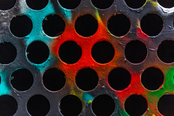 abstract colored texture. Old scratches, stain, paint splats, spots on the wall