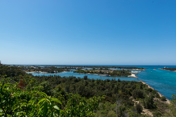 Fototapeta premium view of an island