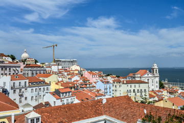 View from Miradouro das Portas do Sol on Alfama