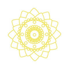 decorative mandala ethnic boho style