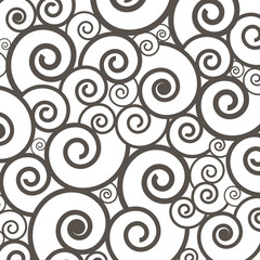 Fototapeta premium Vector background design made of spiral shapes