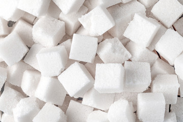 White Sugar cubes (full frame image) for use as background image or as texture