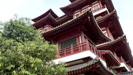 Naklejka premium Buddha Tooth Relic Temple, Singapore