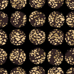 Abstrct animal print. Vector seamless background. Design template