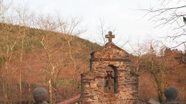 Hermitage of San Lorenzo in Dima a village of the Basque Country in Spain