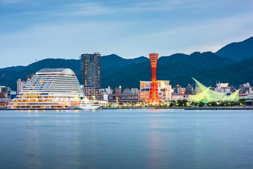 Kobe, Japan Port Skyline