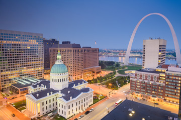 St. Louis, Missouri, USA - obrazy, fototapety, plakaty