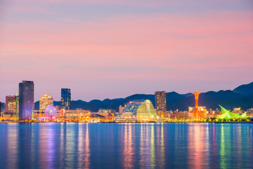 Fototapeta premium Kobe, Japan Port Skyline