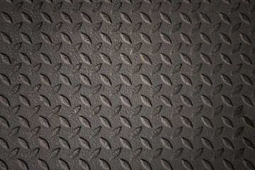 black diamond steel plate /Relief on a metal surface /metal plate background steel or of stainless texture colorful