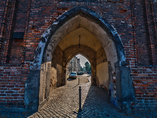 Gdansk old town street