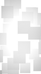 White abstract background. Misty backdrop with grey squares. 3D illustration